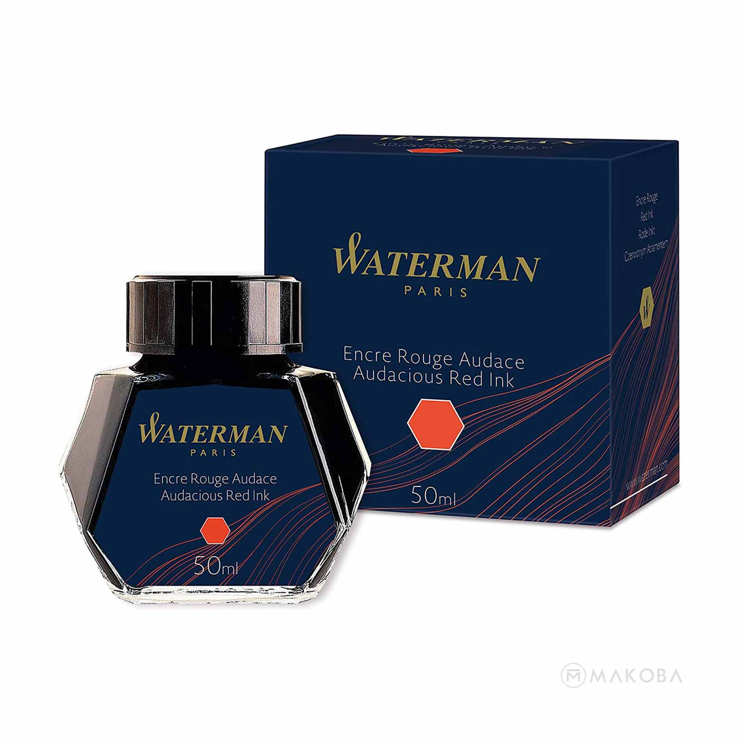Waterman Audacious Red Ink Bottle - 50ml