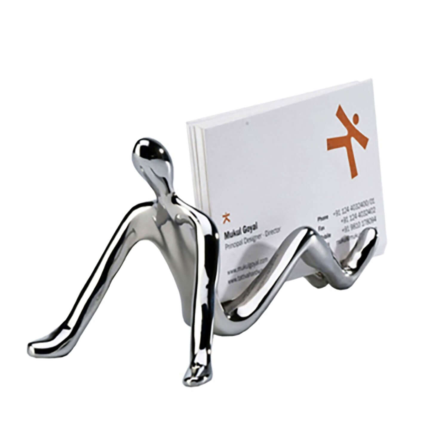 Mukul Goyal Id Card Holder, Chrome