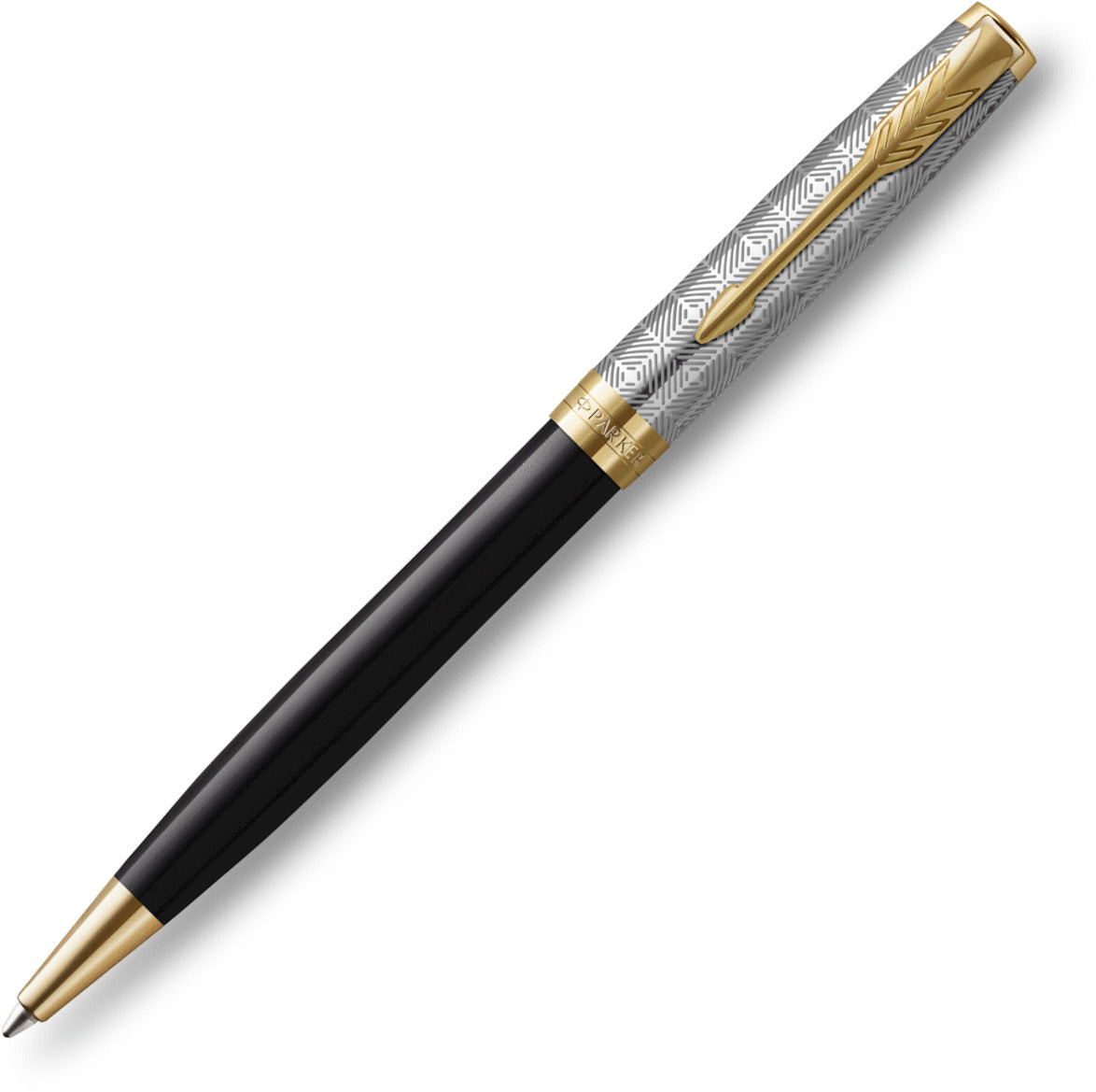 Parker Sonnet Premium Metal & Black Ballpoint Pen