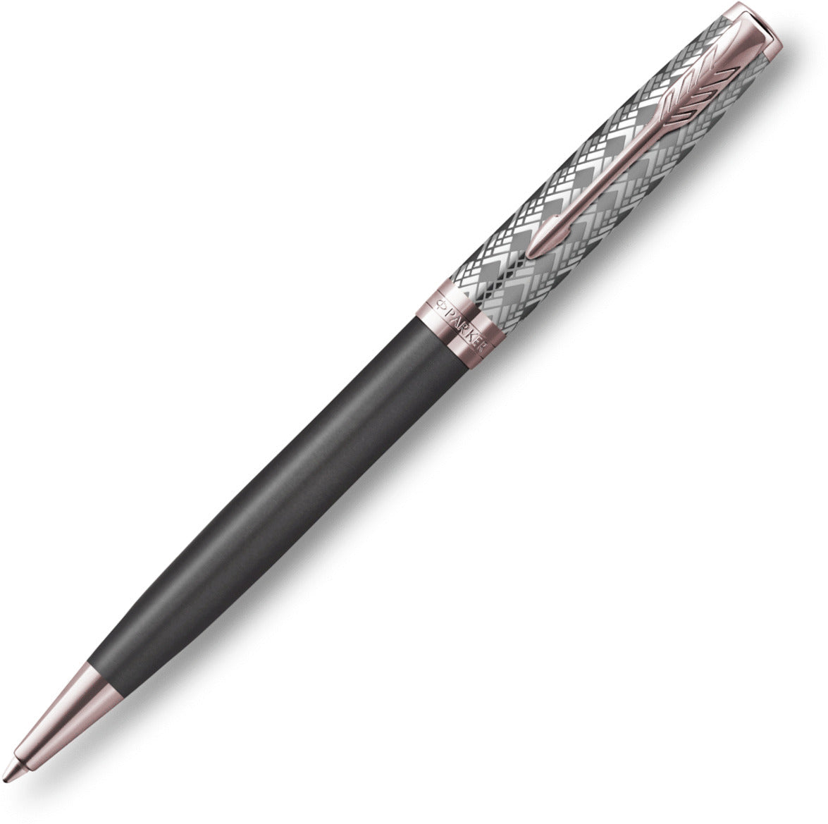 Parker Sonnet Premium Metal & Grey Ballpoint Pen