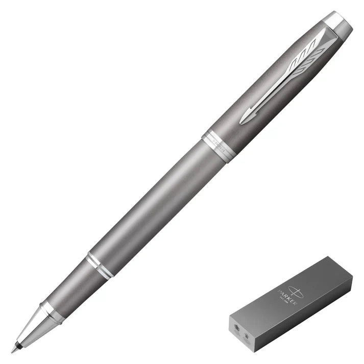 Parker IM Writing Rituals Rollerball Pen - Grey Chrome Trim