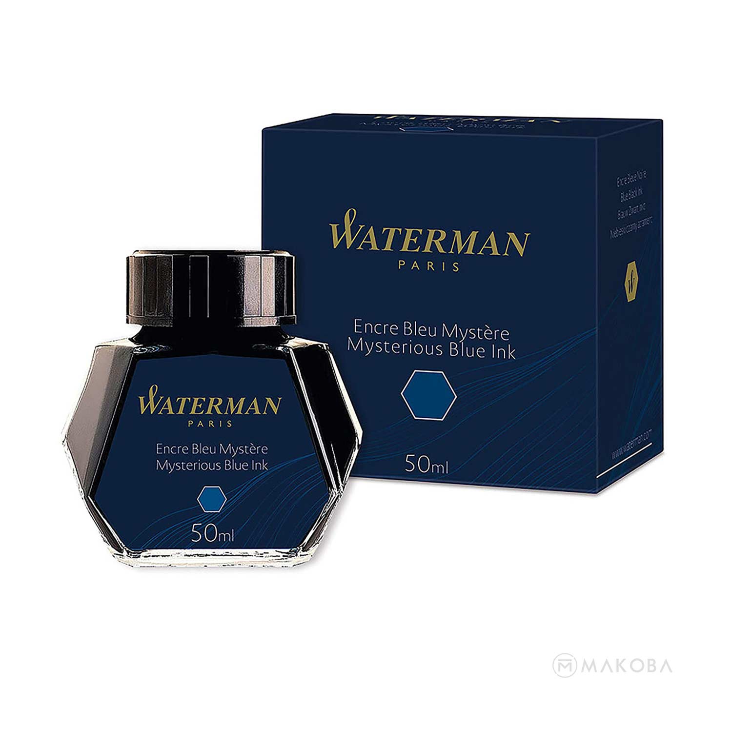 Waterman Mysterious Blue Ink Bottle - 50ml