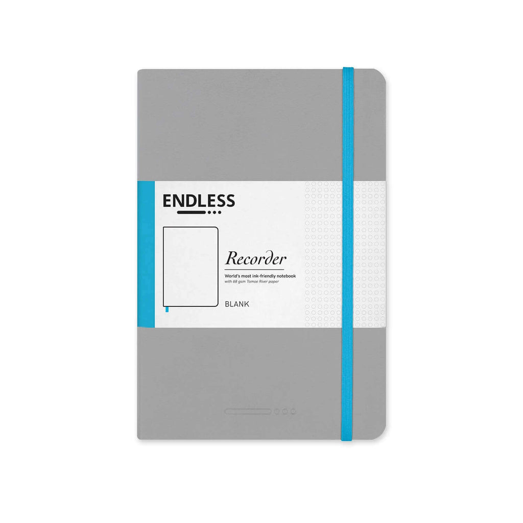 Endless Recorder Mountain Snow Regalia Notebook - A5, Plain