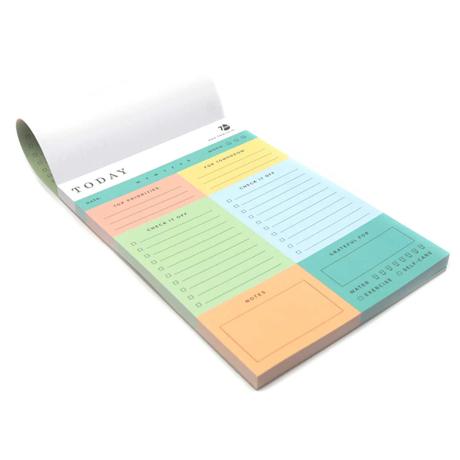 7mm Daily Colorblock Notepad - A5