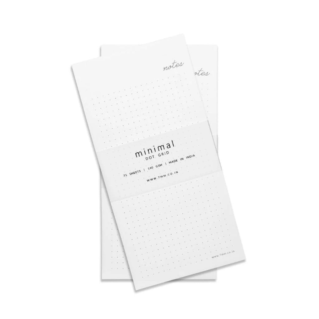 7mm Minimal Dot Grid Notepad