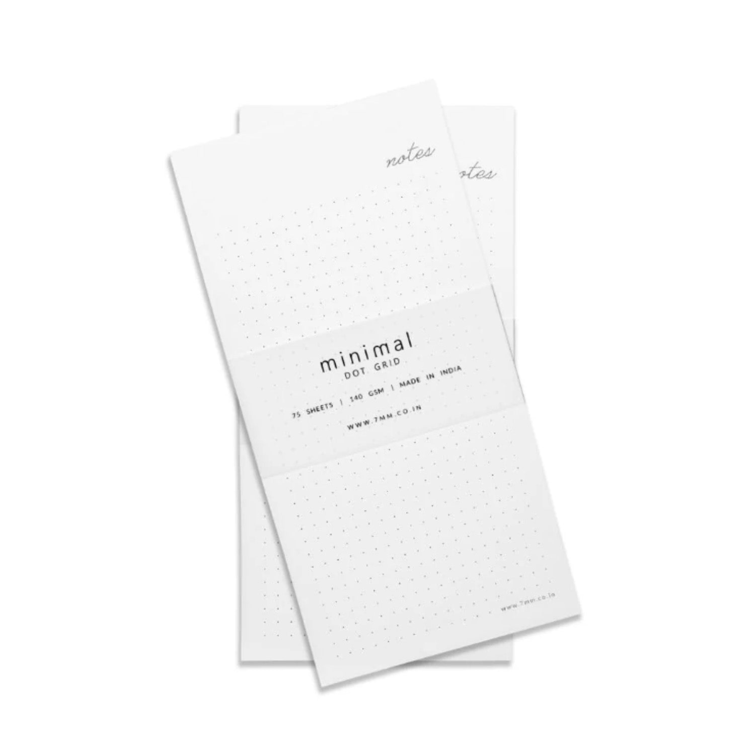 7mm Minimal Dot Grid Notepad