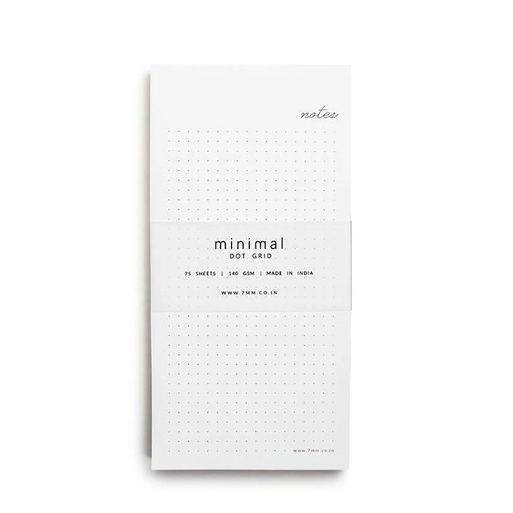 7mm Minimal Dot Grid Notepad