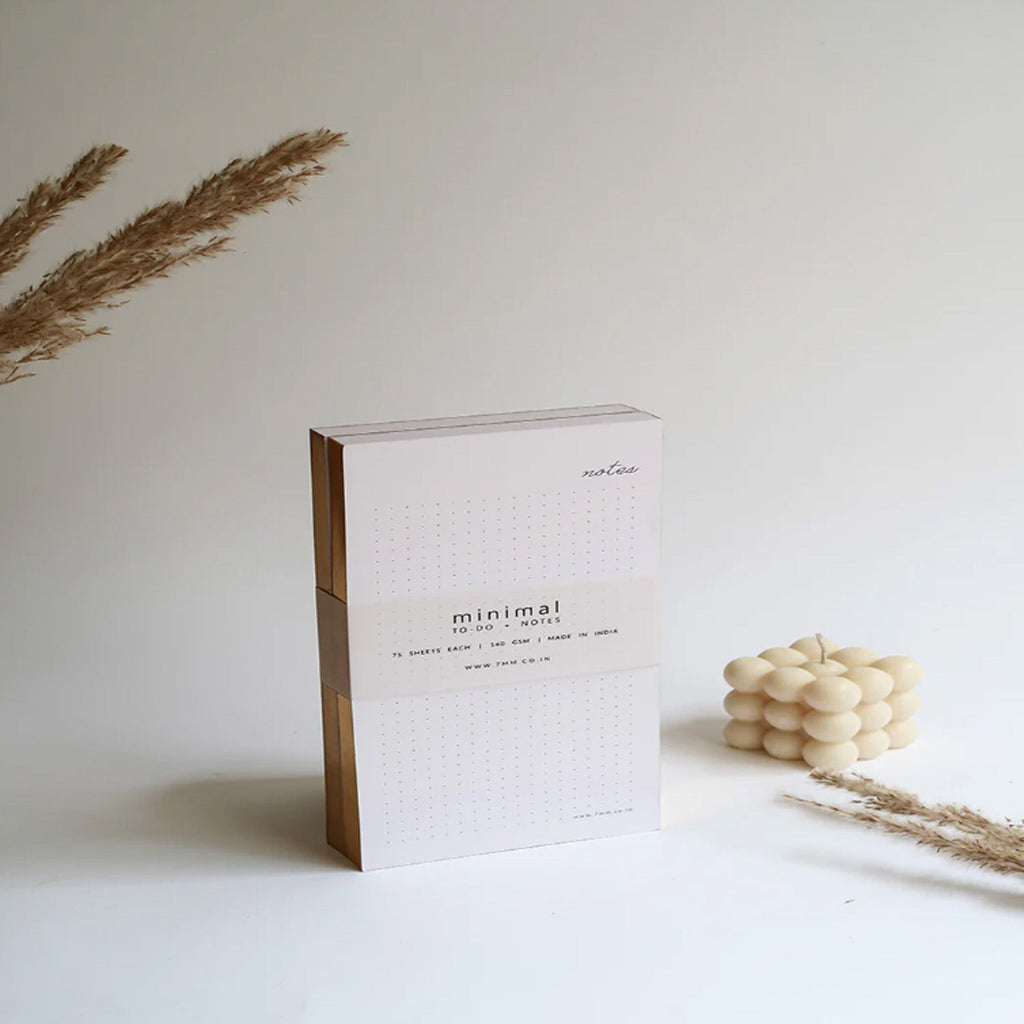 7mm Minimal Dot Grid Notepad