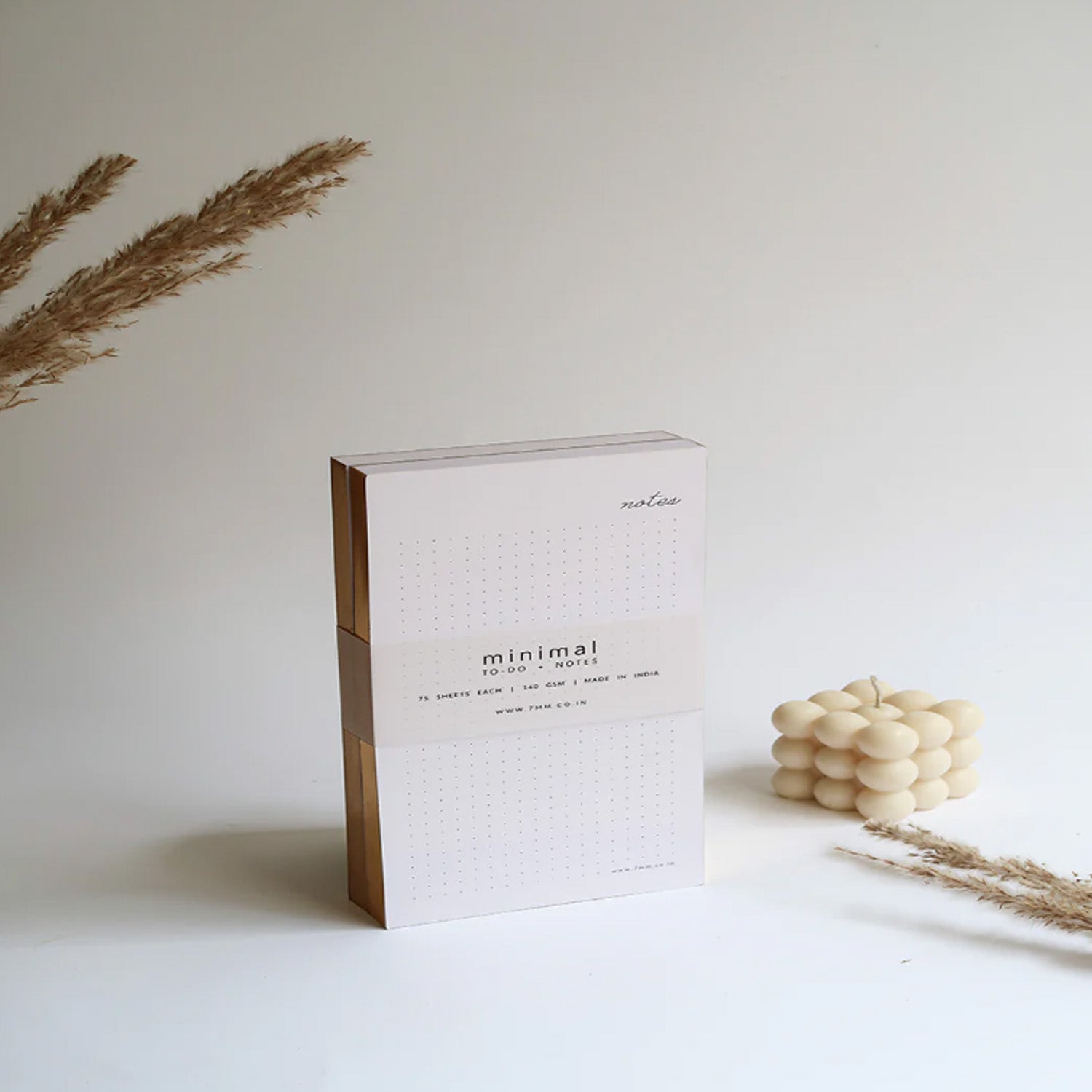 7mm Minimal Dot Grid Notepad