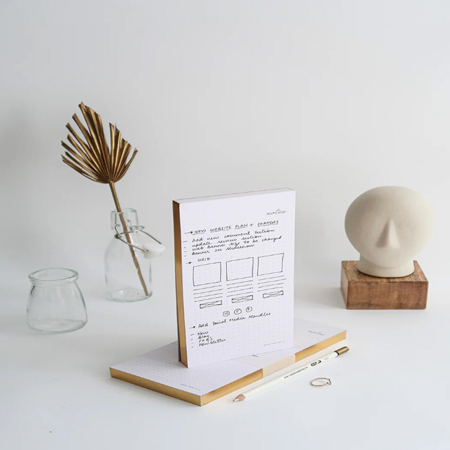 7mm Minimal Dot Grid Notepad