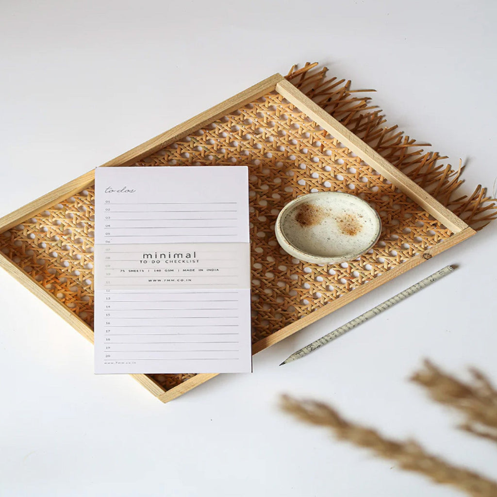 7mm Minimal To Do Notepad