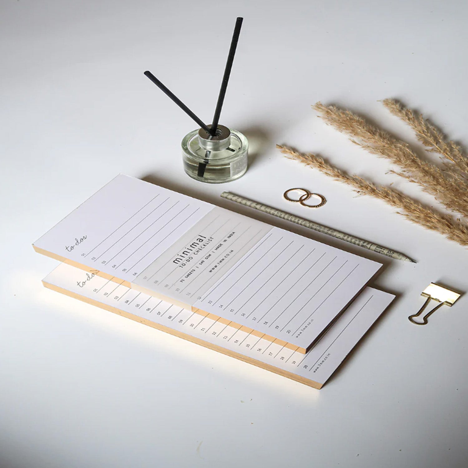 7mm Minimal To Do Notepad