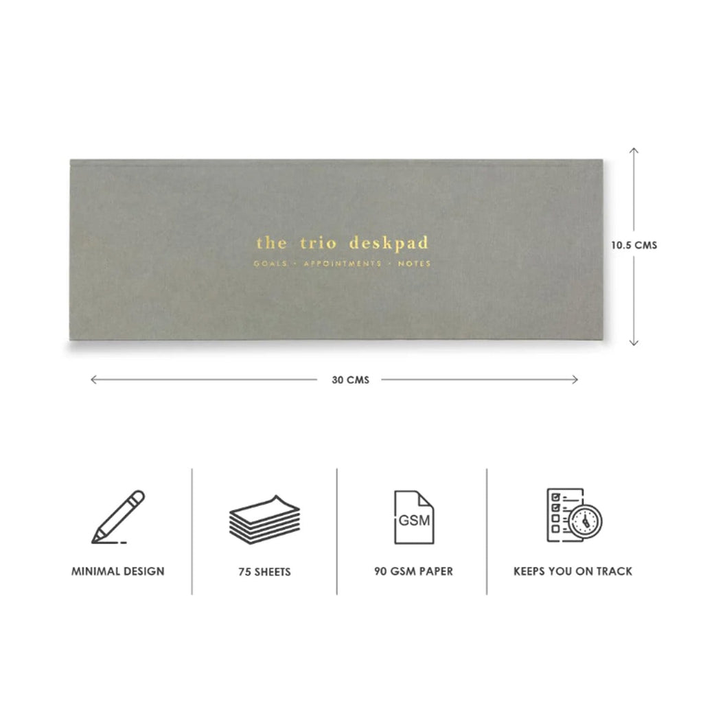 7mm Trio Deskpad - Grey
