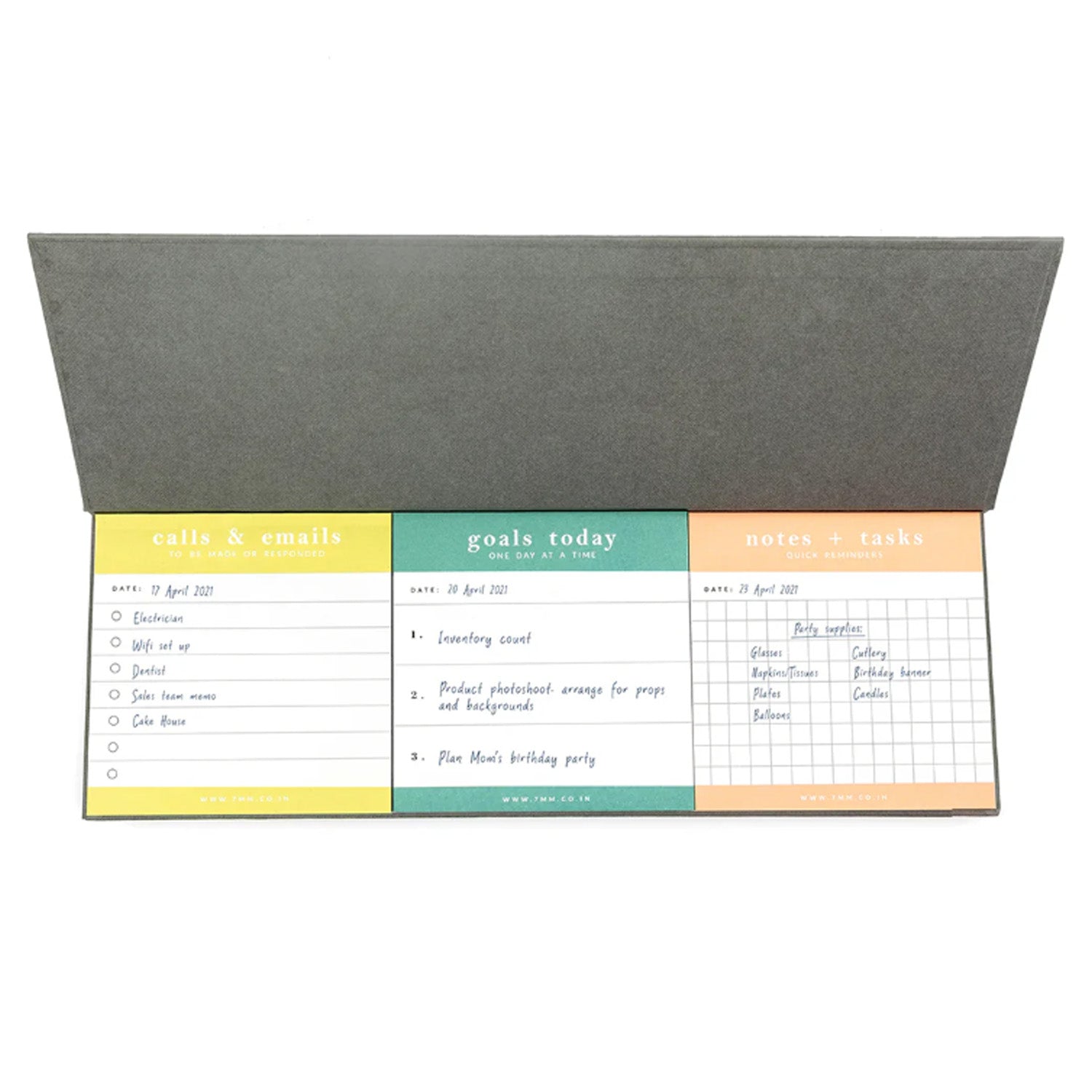 7mm Trio Deskpad - Grey