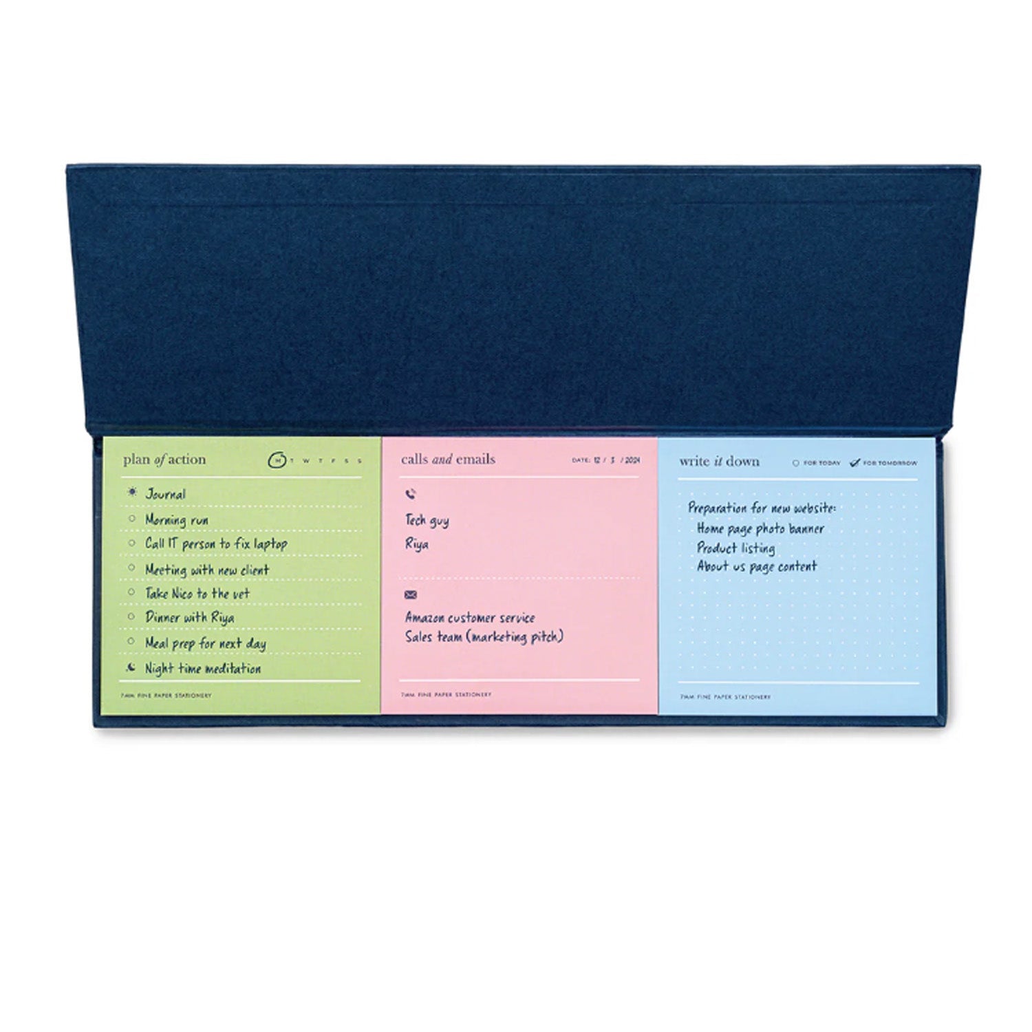 7mm Trio Deskpad - Navy