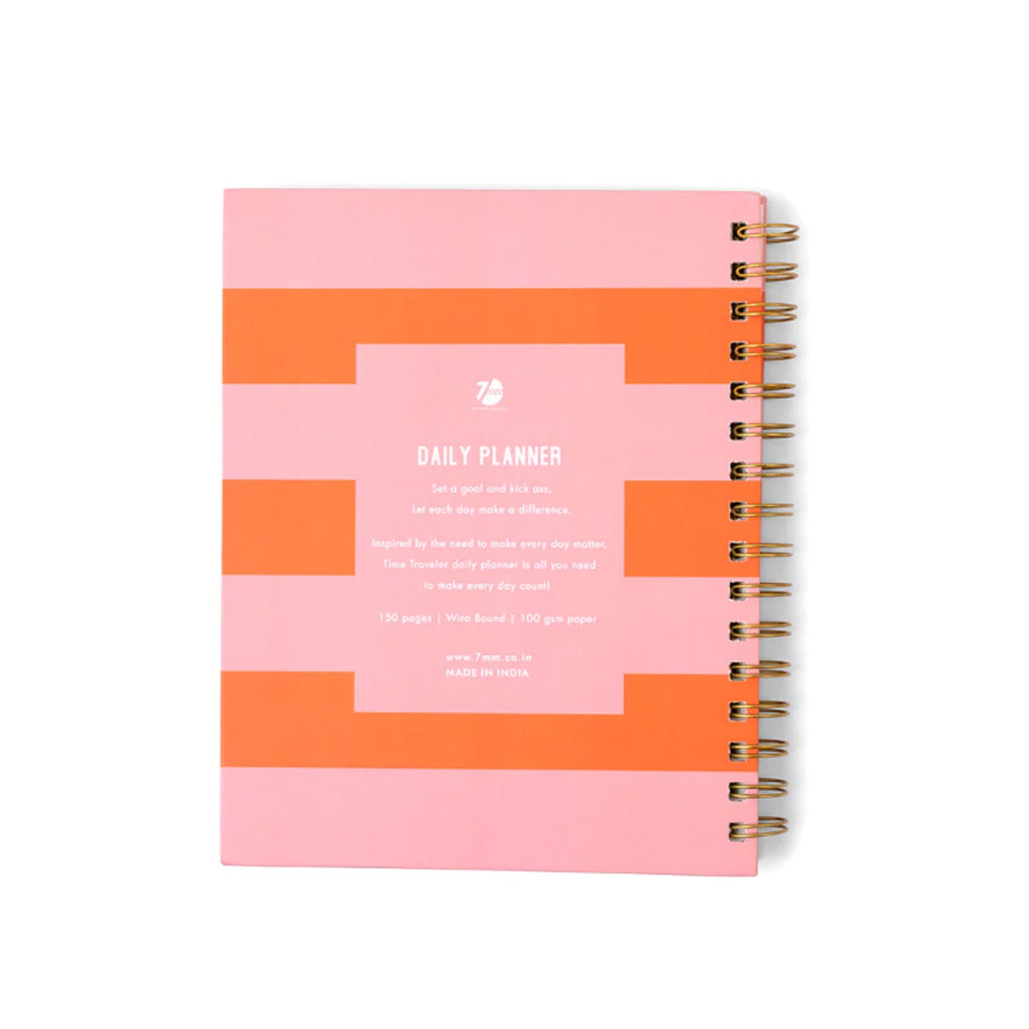 7mm Undated Daily Planner - Blush & Bloom