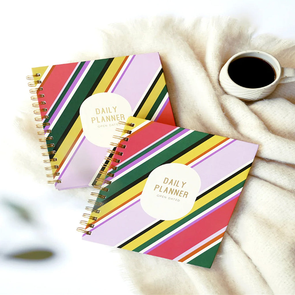 7mm Undated Daily Planner - Retro Glam