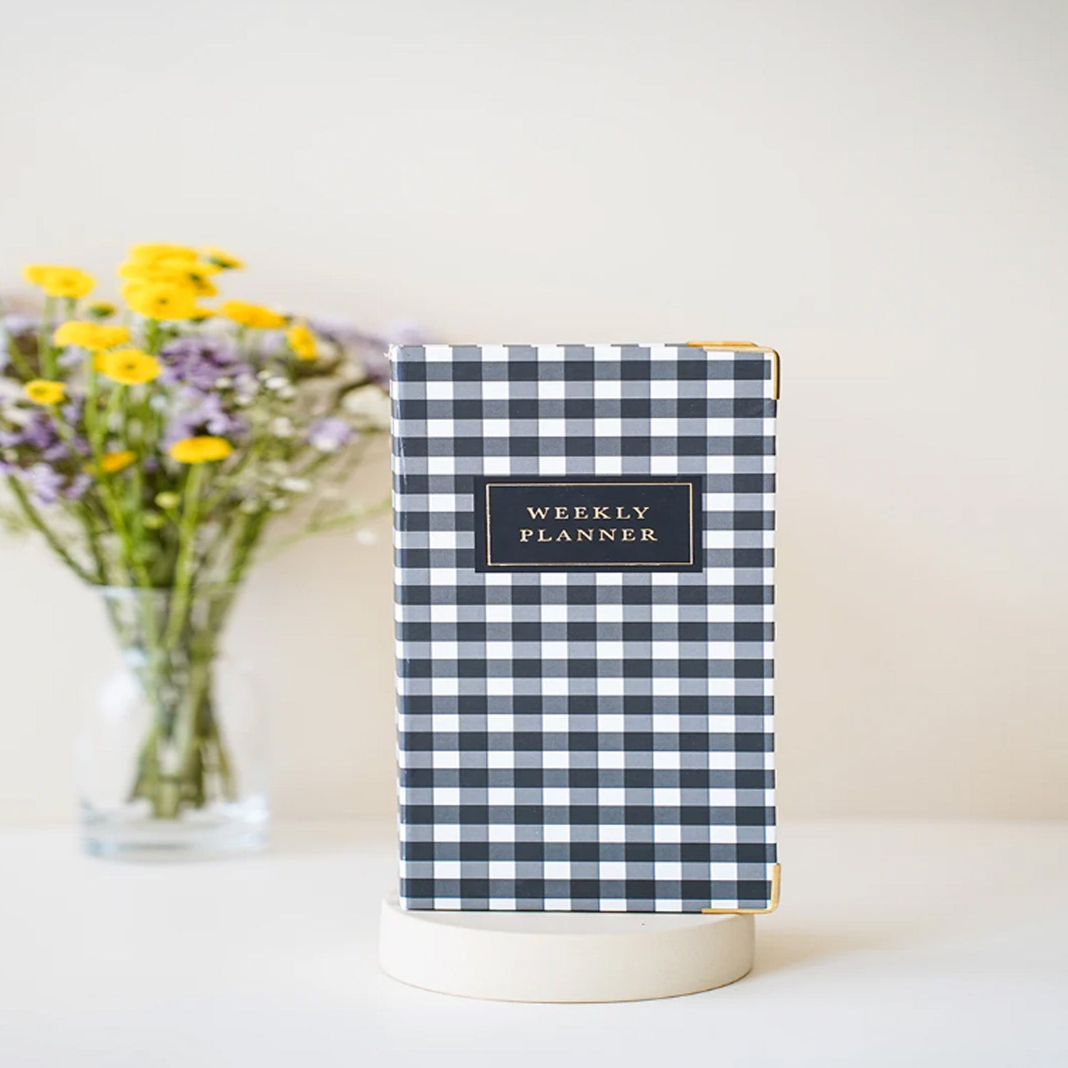 7mm Undated Weekly Planner - Checkmate