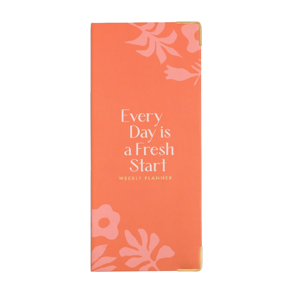 7mm Undated Weekly Planner - Coral Rush