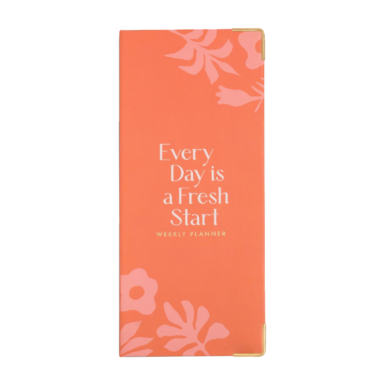 7mm Undated Weekly Planner - Coral Rush