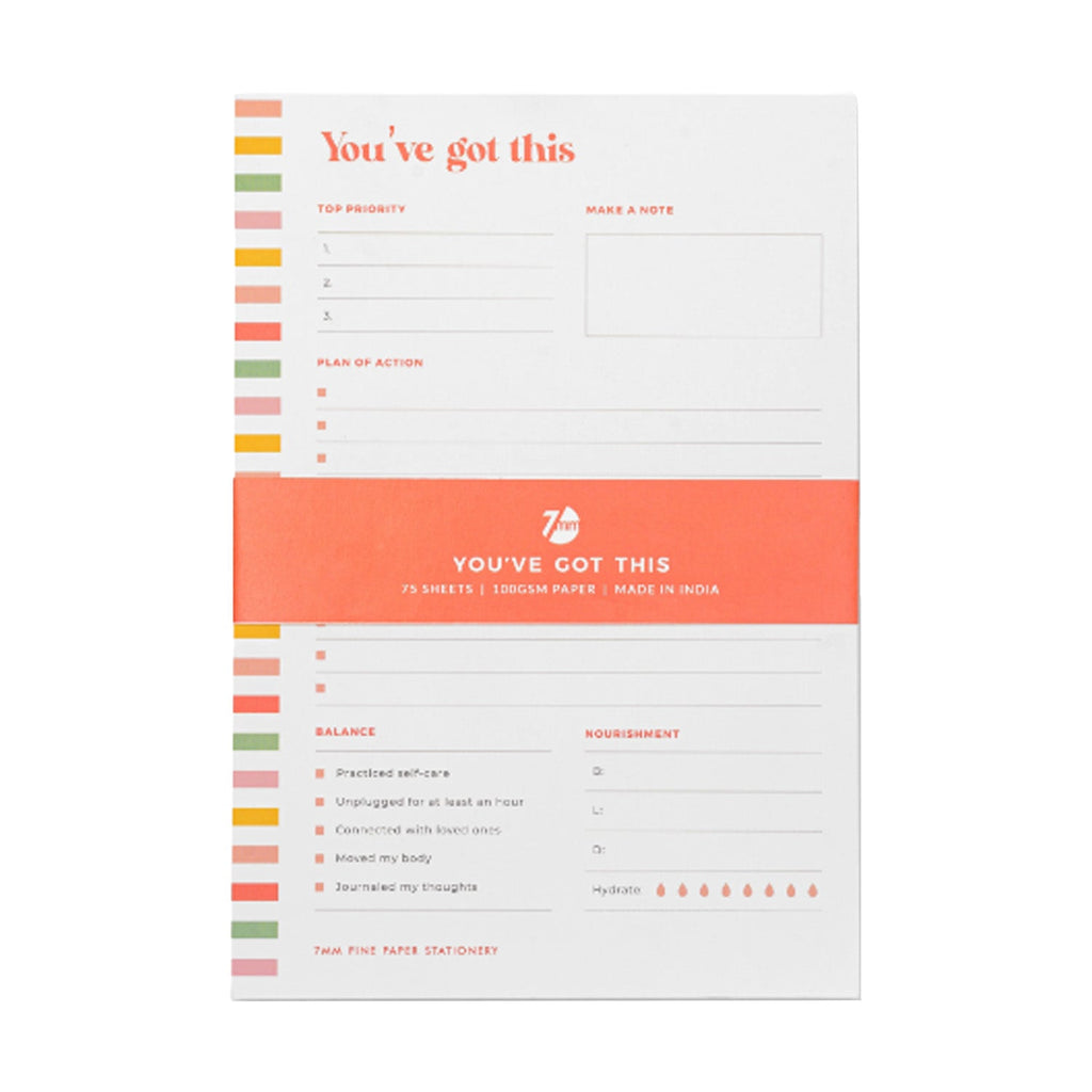 7mm You've Got This Notepad - A5