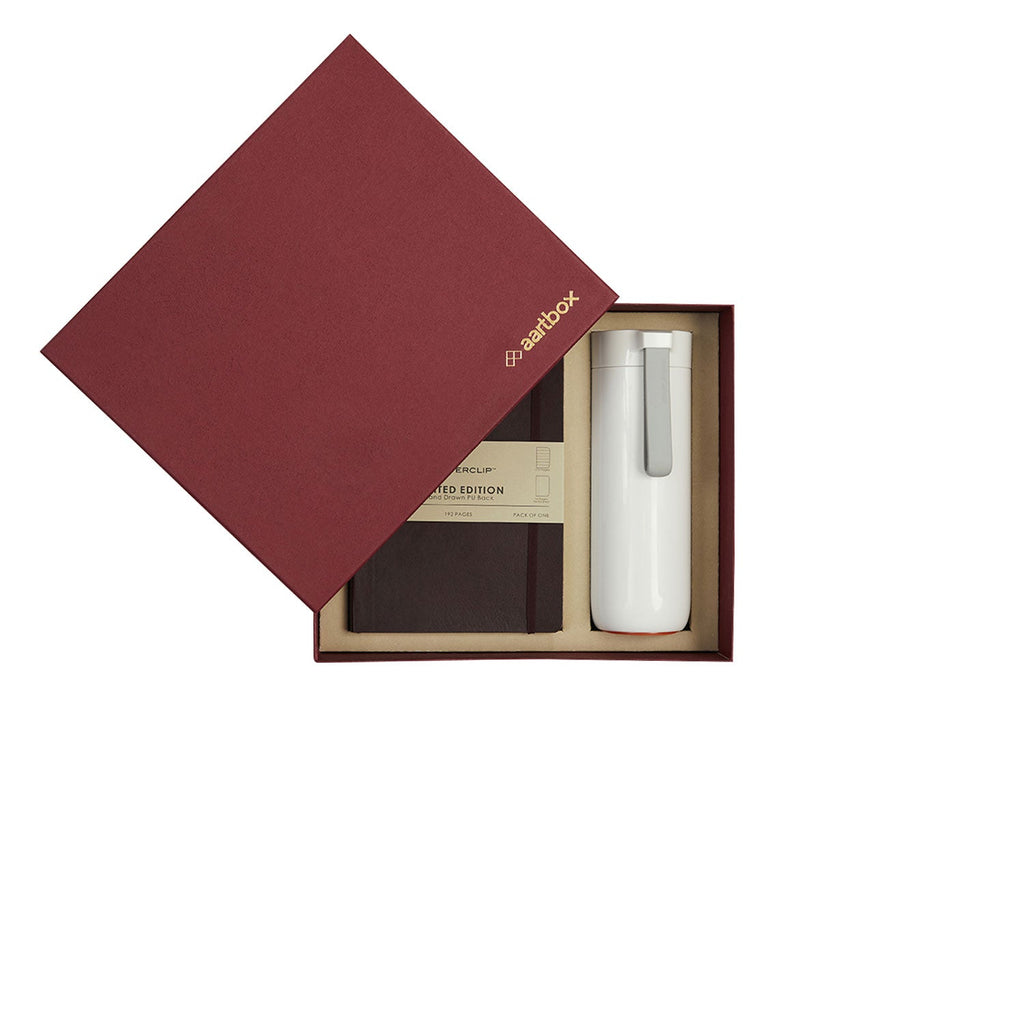 Aartbox Gift Set - myPAPERCLIP Limited Edition Notebook + Arti Art Suction Bottle