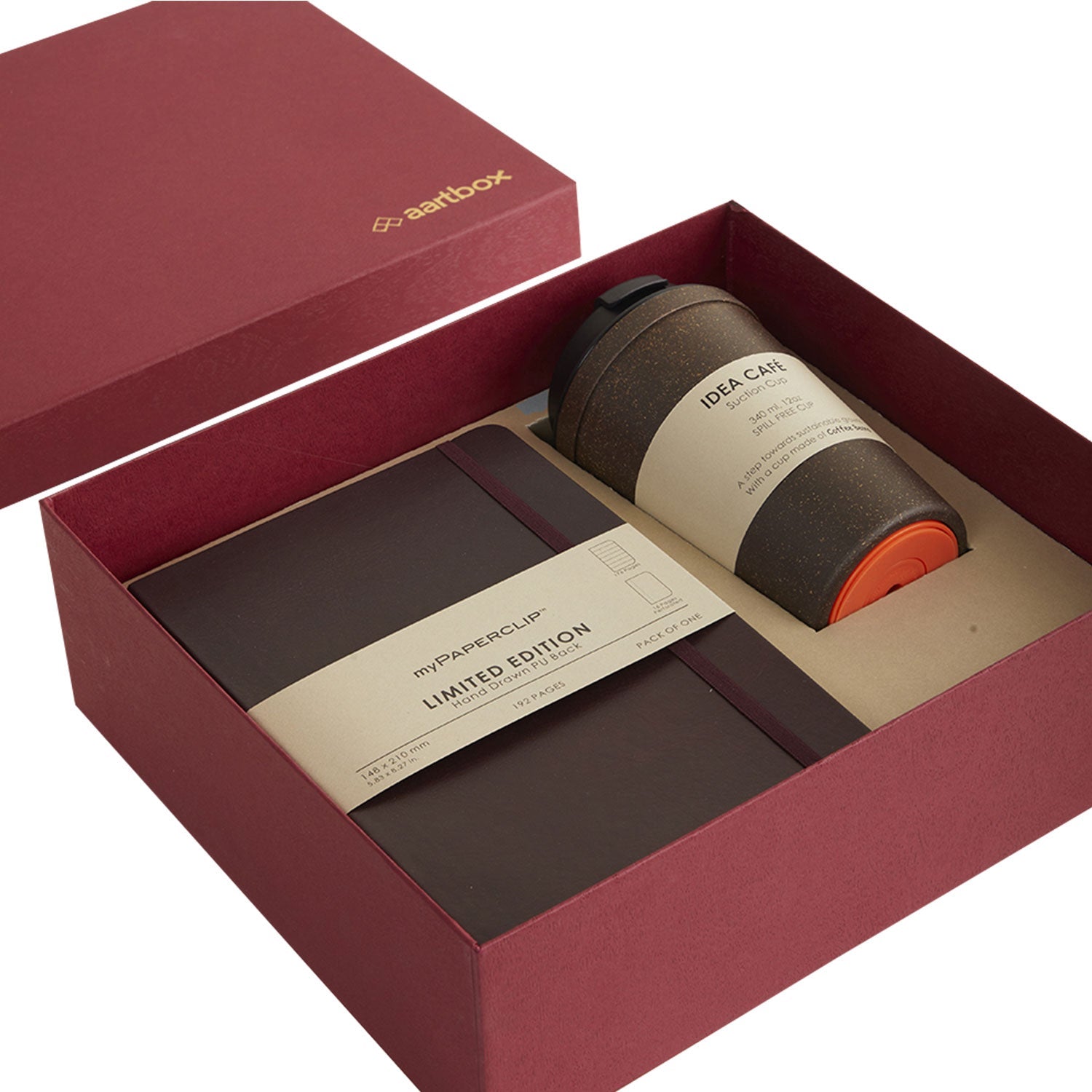 Aartbox Gift Set - myPAPERCLIP Limited Edition Notebook + Arti Art Suction Cup