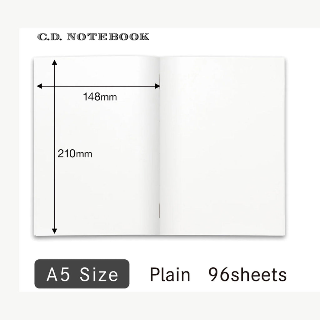 Apica Premium CD Notebook - Grey - A5 - Plain