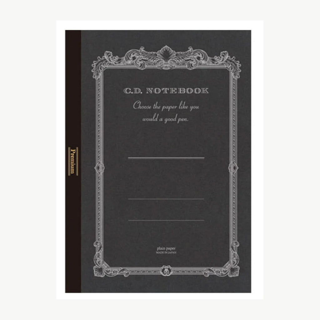 Apica Premium CD Notebook One - Black - A4 - Plain