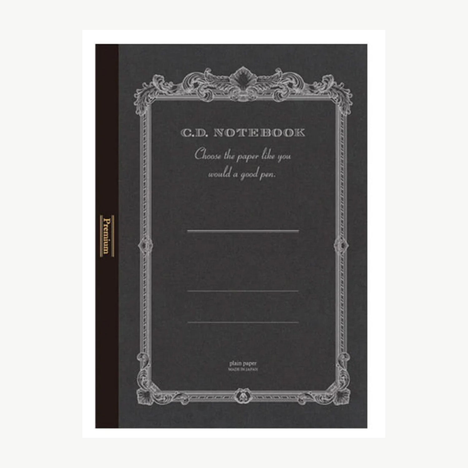 Apica Premium CD Notebook One - Black - A4 - Plain