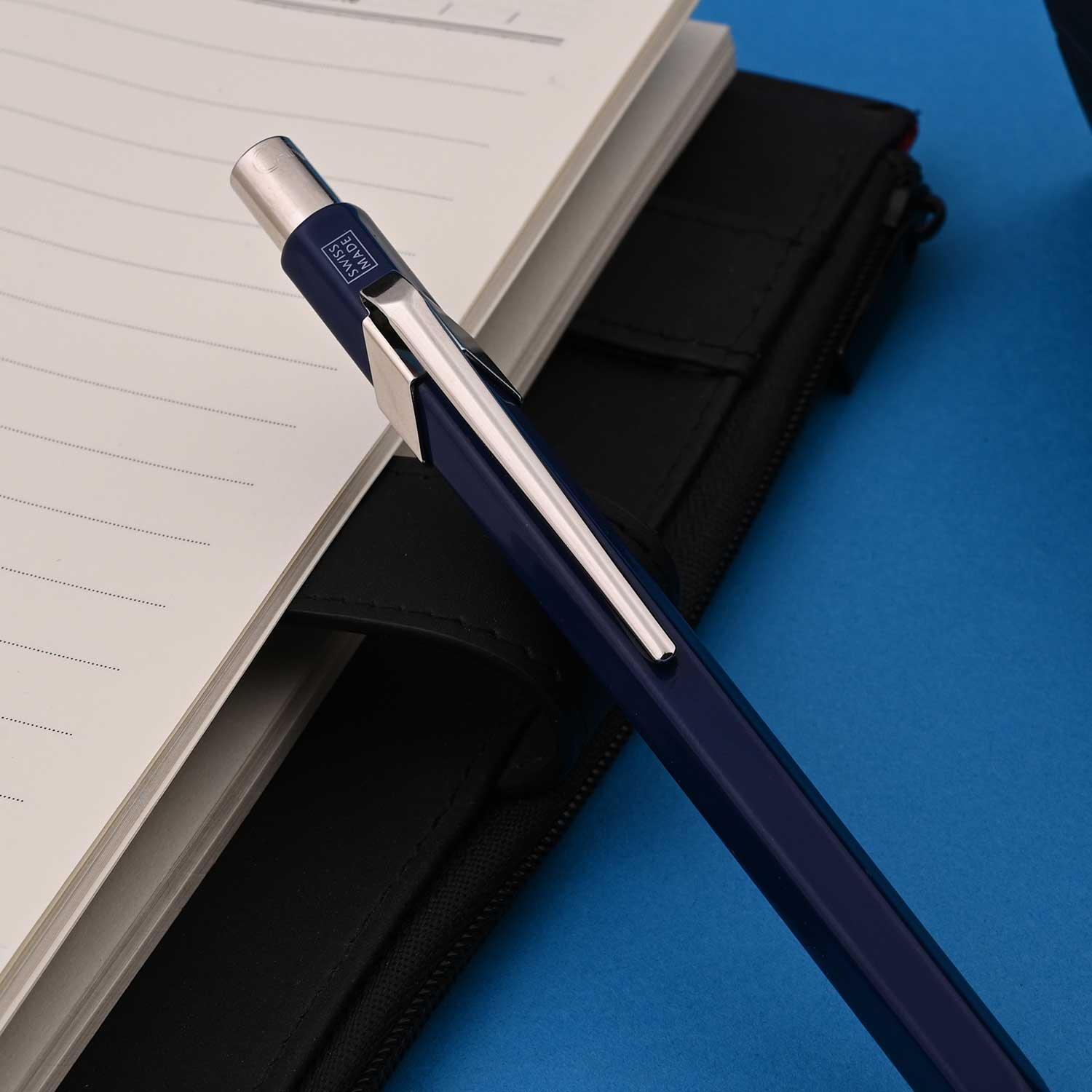 Caran d'Ache 849 Classic 0.7mm Mechanical Pencil - Blue Metal X