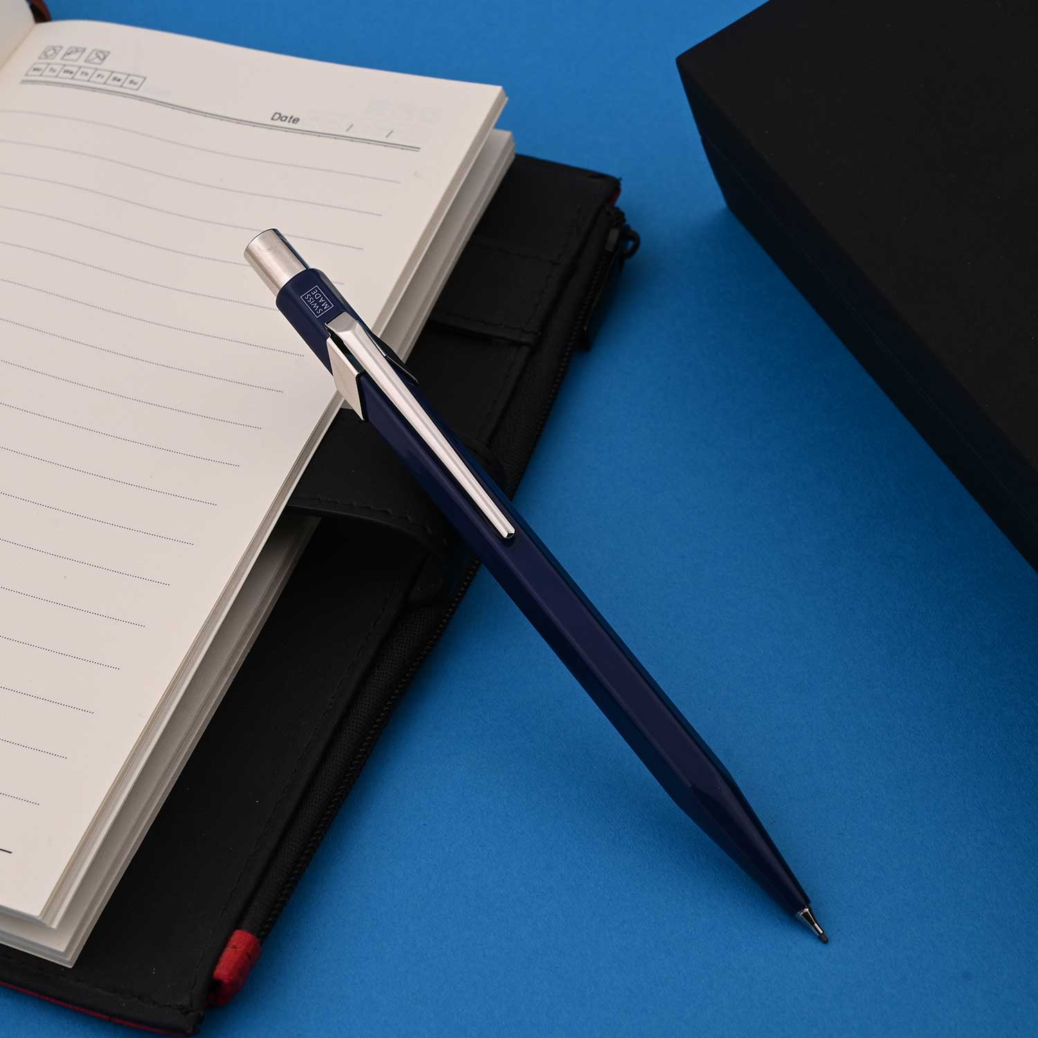 Caran d'Ache 849 Classic 0.7mm Mechanical Pencil - Blue Metal X