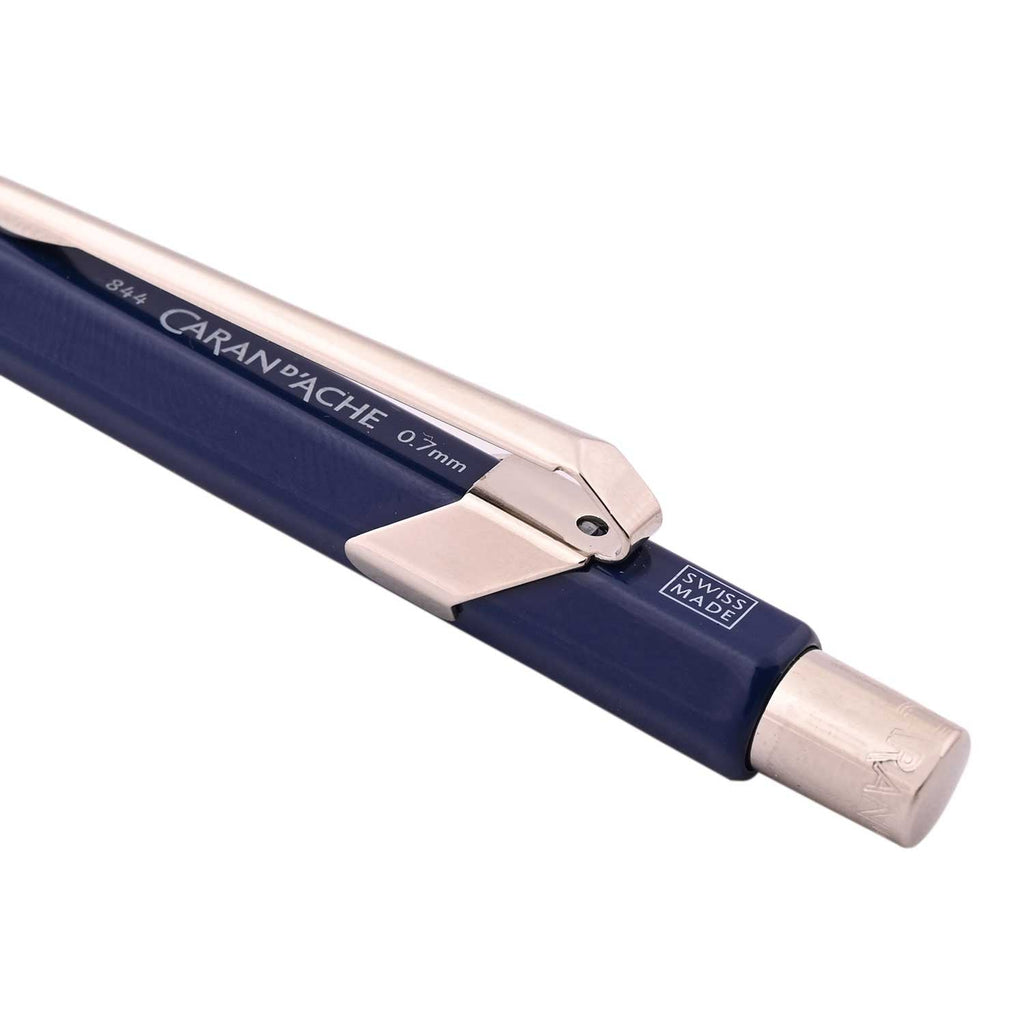 Caran d'Ache 849 Classic 0.7mm Mechanical Pencil - Blue Metal X