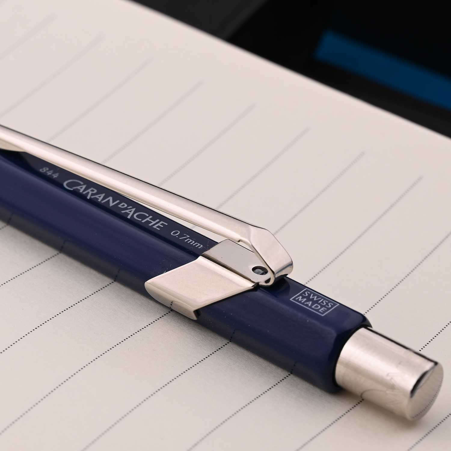 Caran d'Ache 849 Classic 0.7mm Mechanical Pencil - Blue Metal X