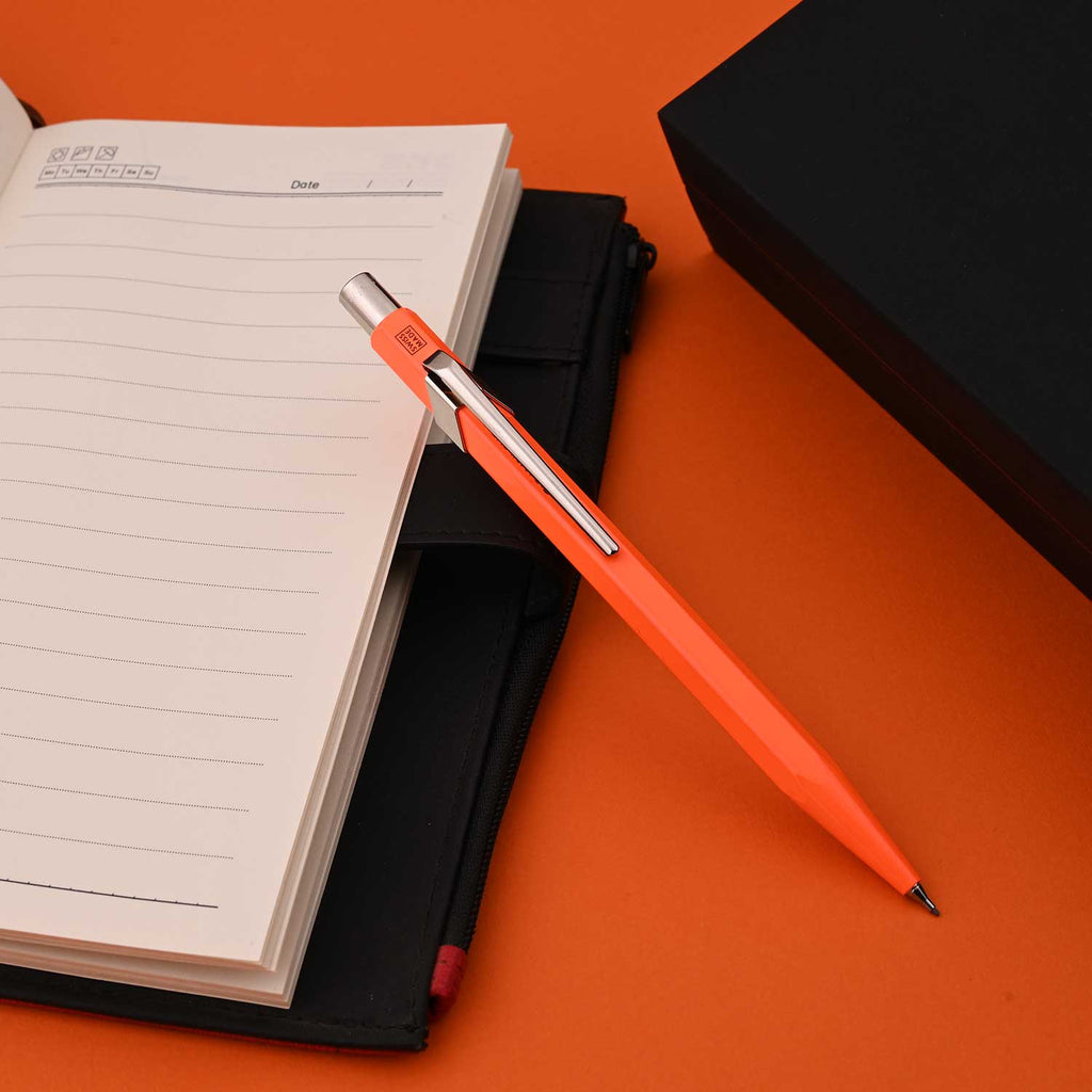 Caran d'Ache 844 Fluo 0.7mm Mechanical Pencil - Orange