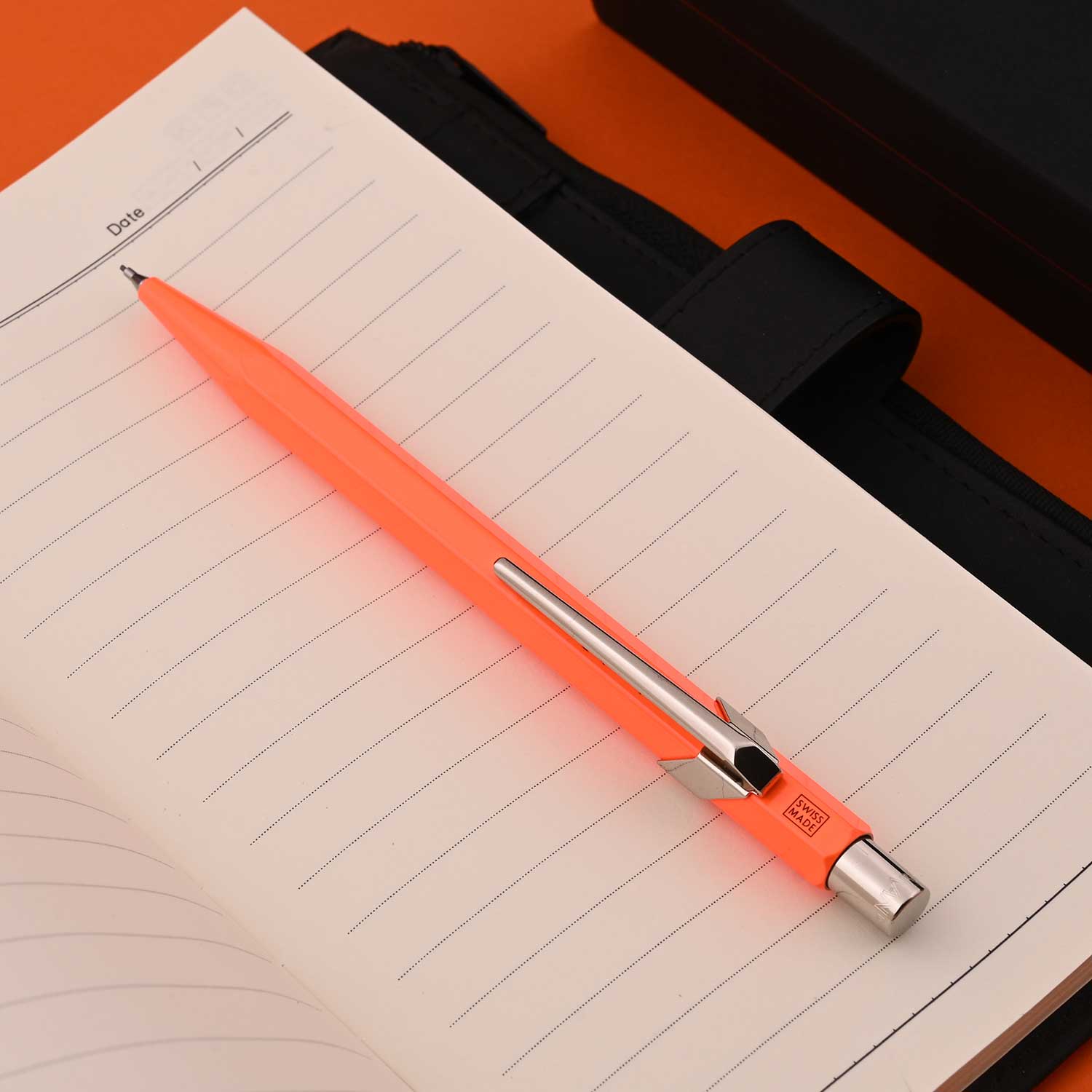 Caran d'Ache 844 Fluo 0.7mm Mechanical Pencil - Orange