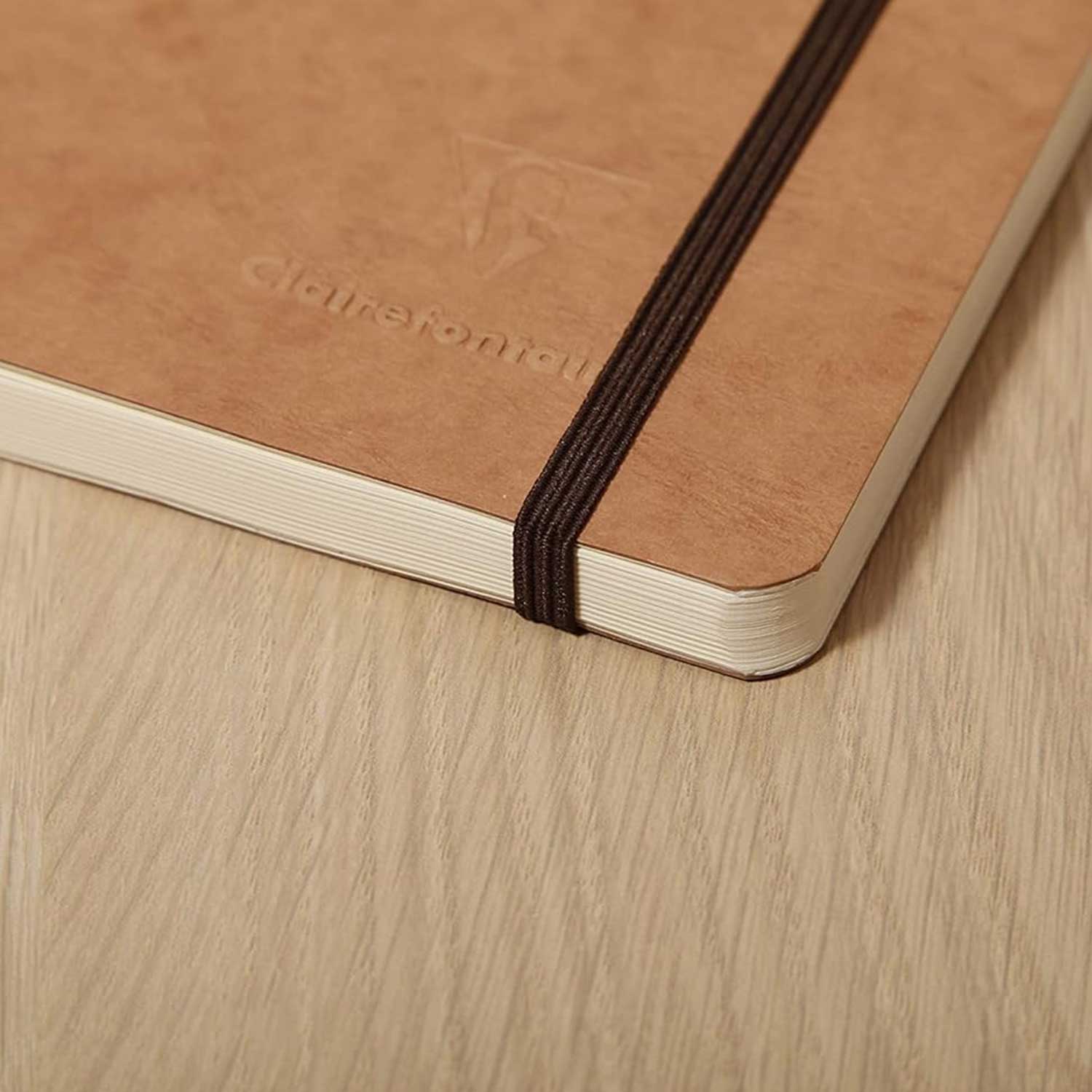 Clairefontaine My Essential Tobacco Threadbound Notebook - A5, Squared