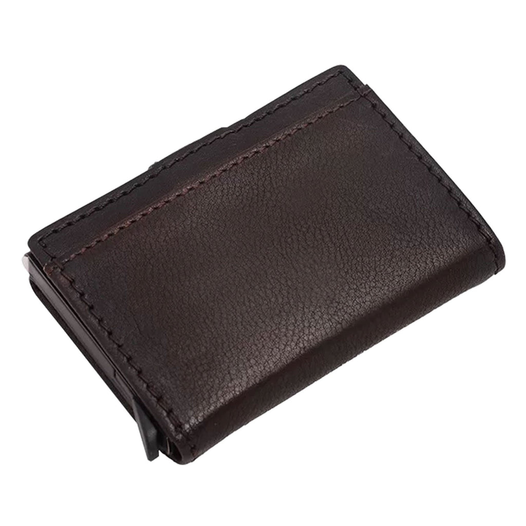 Scudo Burnished Slim Wallet - Brown