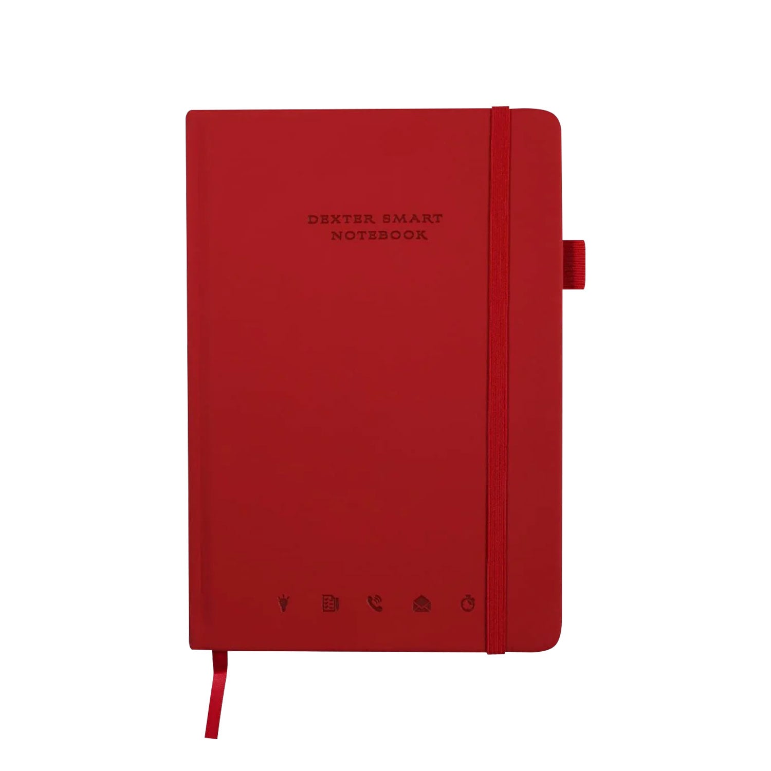 Dexter Smart Premium Erasable & Reusable Eco-Friendly Red Notebook - A5, Ruled