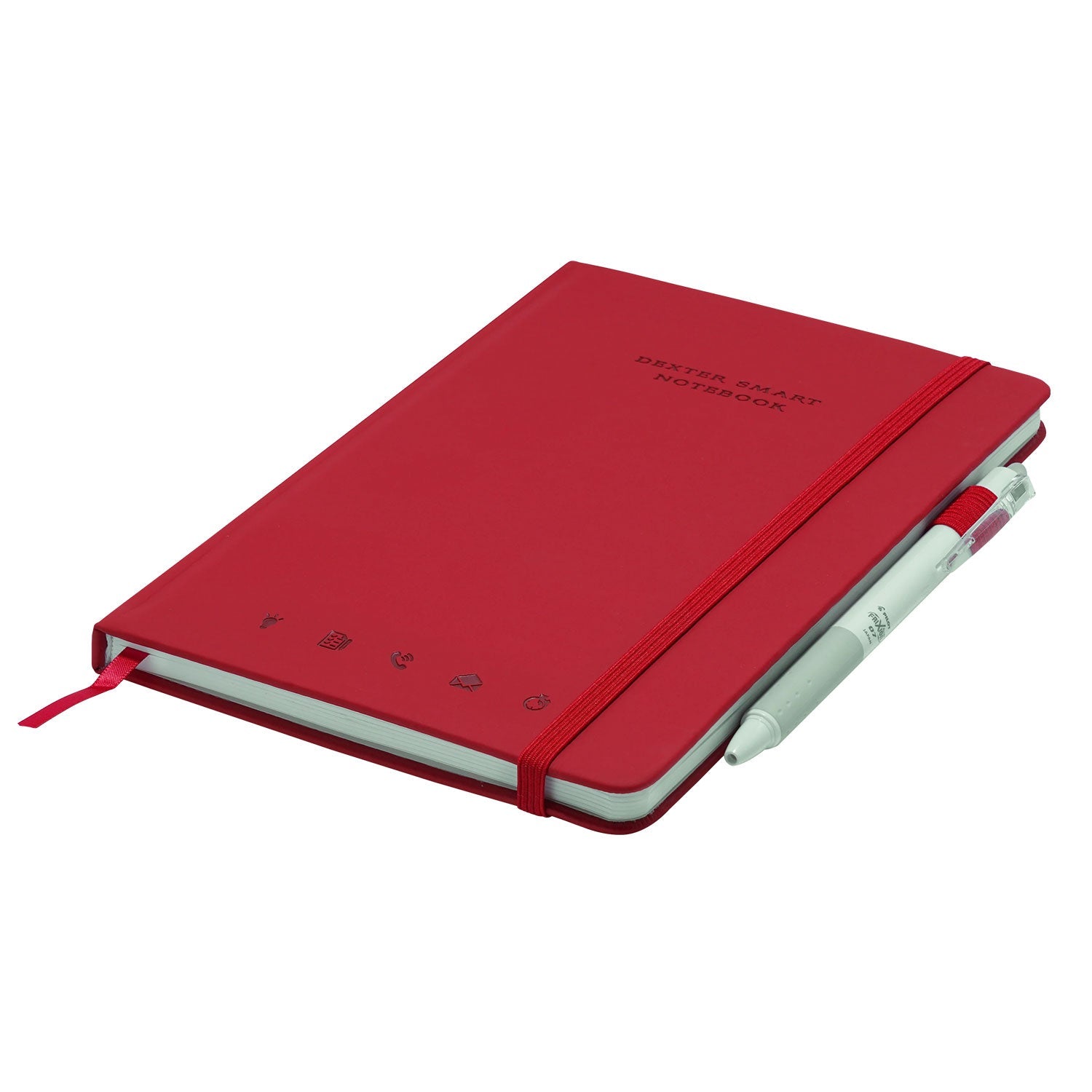 Dexter Smart Premium Erasable & Reusable Eco-Friendly Red Notebook - A5, Ruled