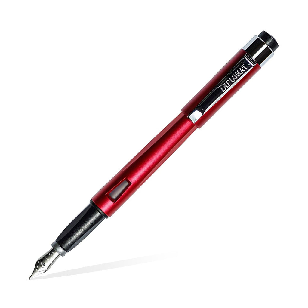 Diplomat Magnum Fountain Pen - Burned Red