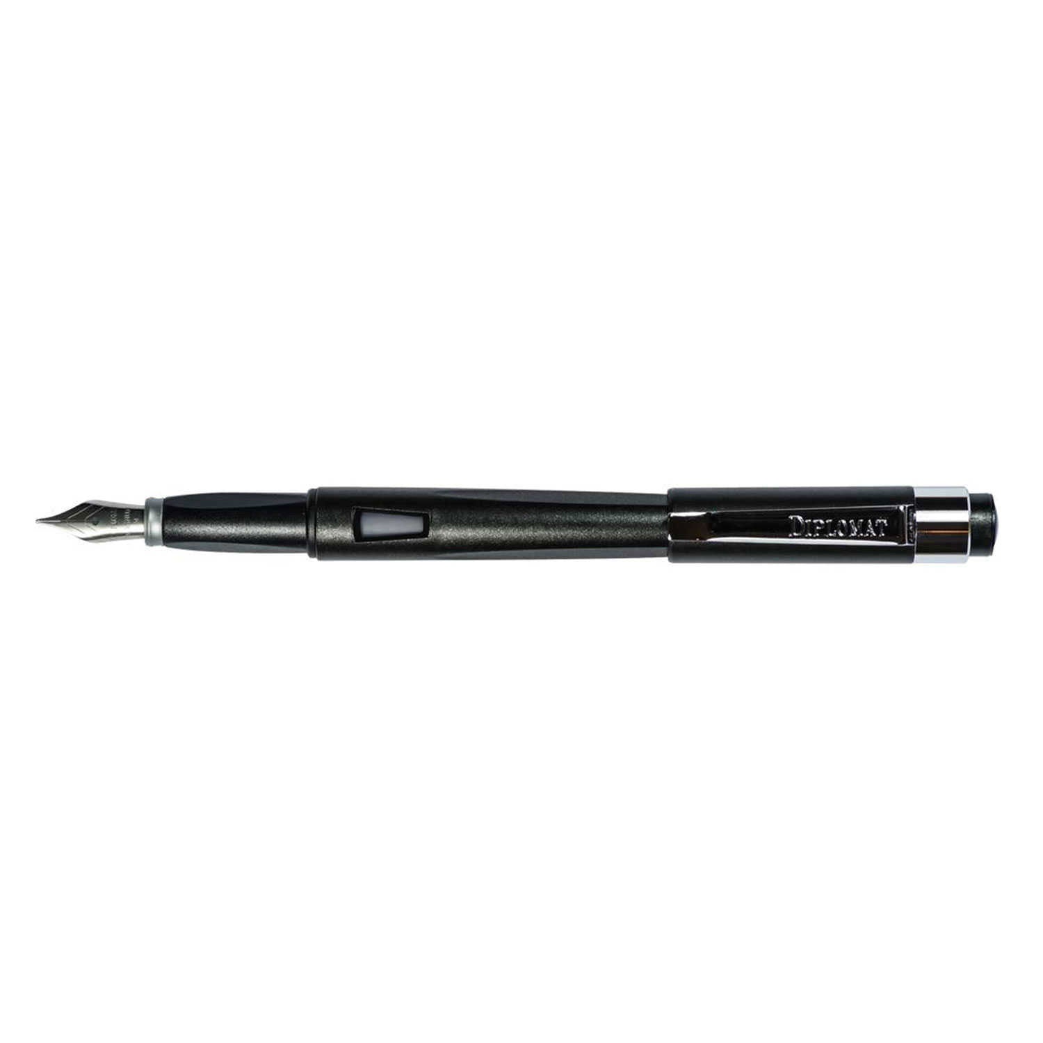 Diplomat Magnum Fountain Pen - Crow Black