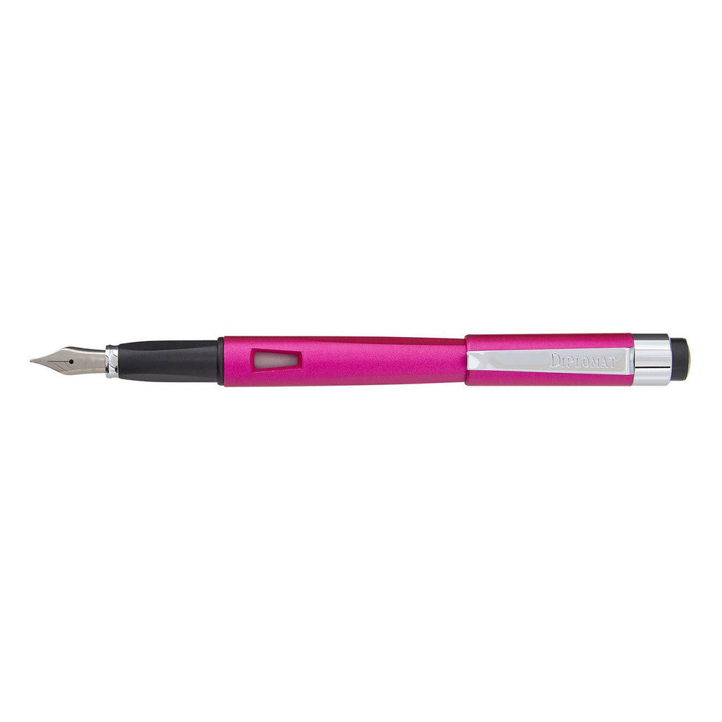 Diplomat Magnum Fountain Pen - Hot Pink