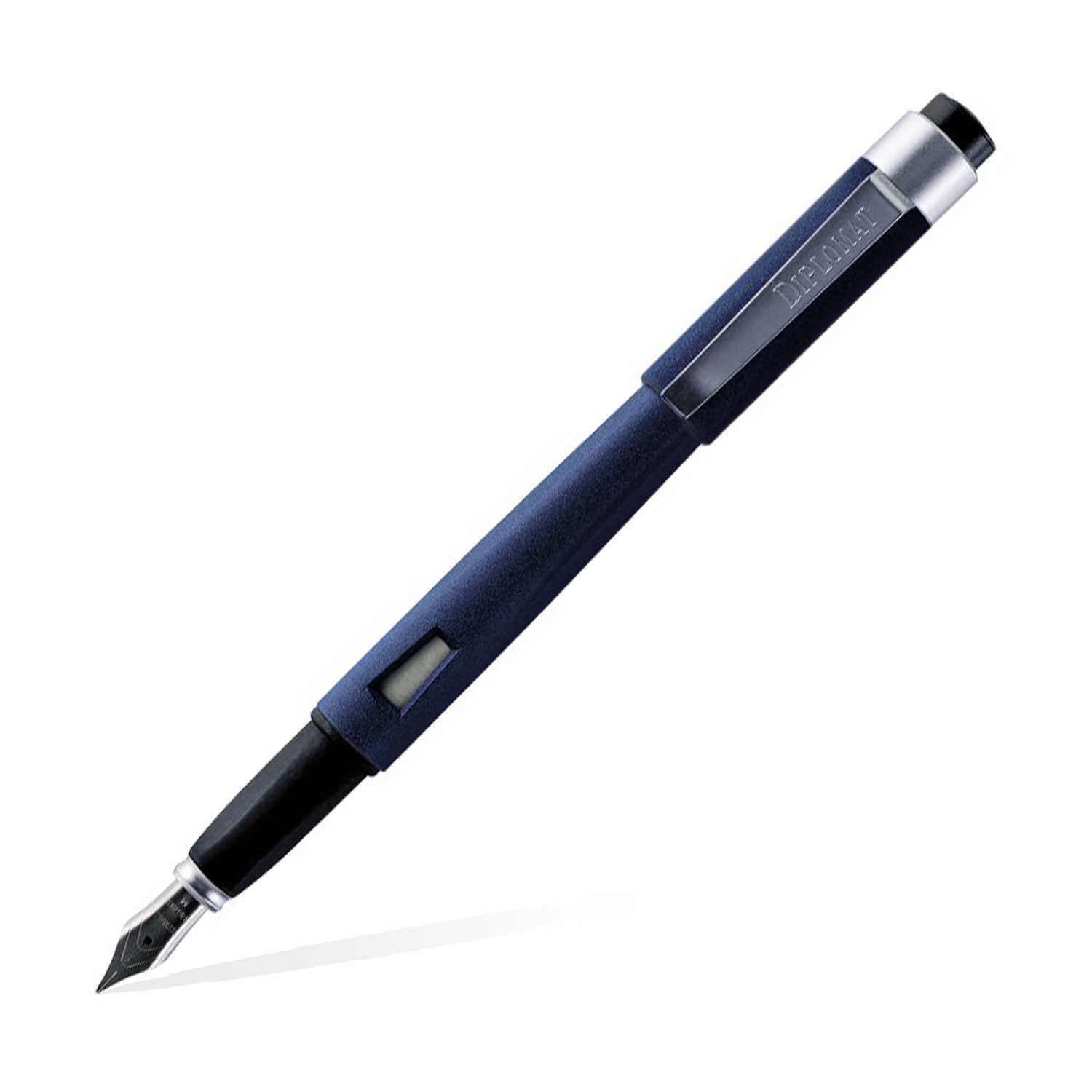 Diplomat Magnum Fountain Pen - Soft Touch Blue