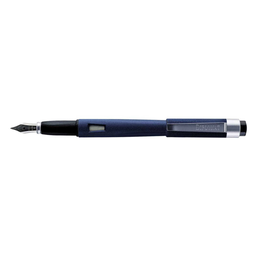 Diplomat Magnum Fountain Pen - Soft Touch Blue