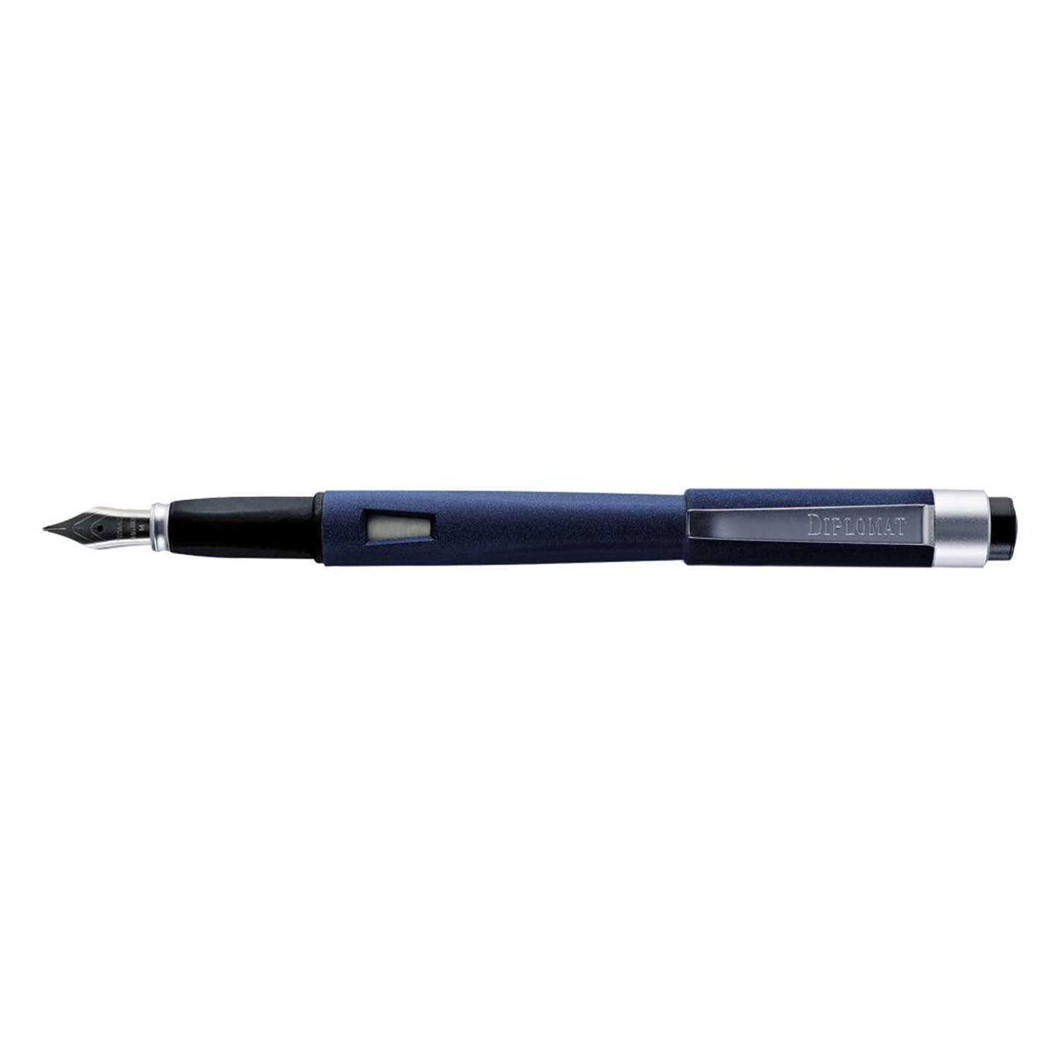 Diplomat Magnum Fountain Pen - Soft Touch Blue