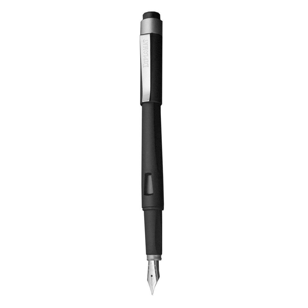 Diplomat Magnum Fountain Pen - Soft Touch Black