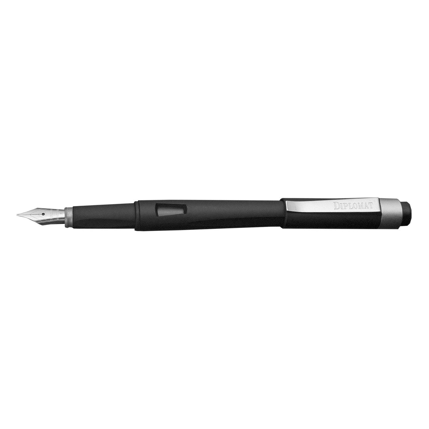Diplomat Magnum Fountain Pen - Soft Touch Black