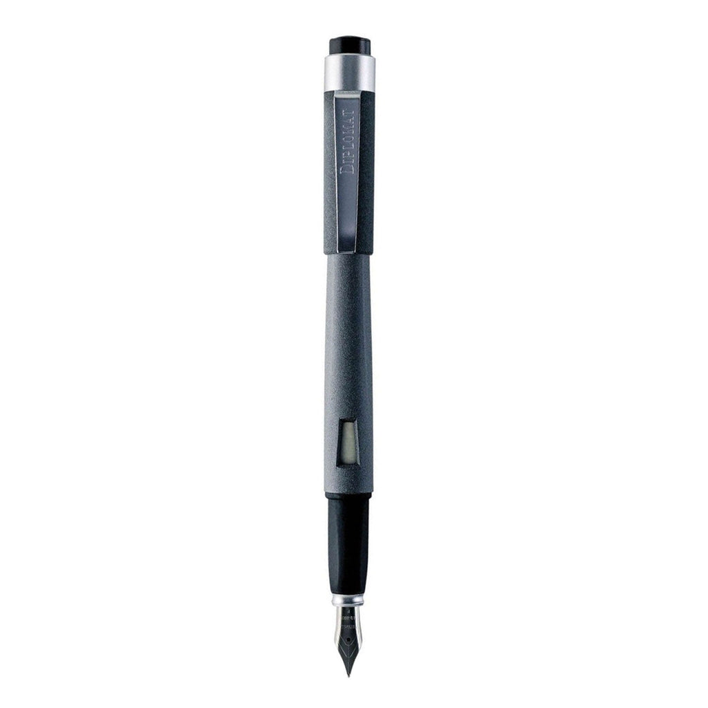 Diplomat Magnum Fountain Pen - Soft Touch Grey