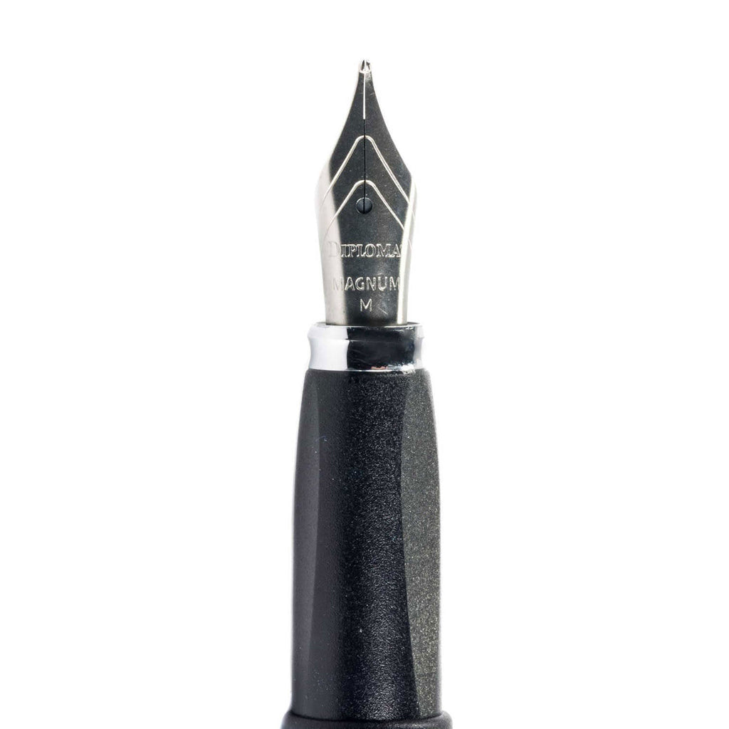 Diplomat Magnum Fountain Pen - Soft Touch Grey